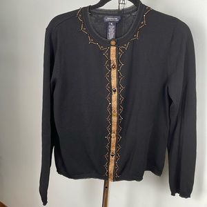 Vintage Jones New York beaded sweater